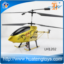 New chegam a cor do ouro grande 3,5Ch Liga Helicóptero RC com luz